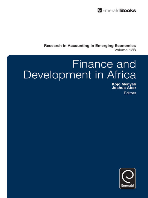 Title details for Research in Accounting in Emerging Economies, Volume 12 by Kojo Menyah - Wait list